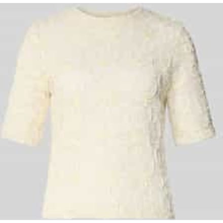 Regular fit T-shirt met bloemenapplicatie