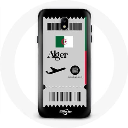 Coque - Samsung - Galaxy J3 2017 - Billet d'avion Alger - Souple - Protection