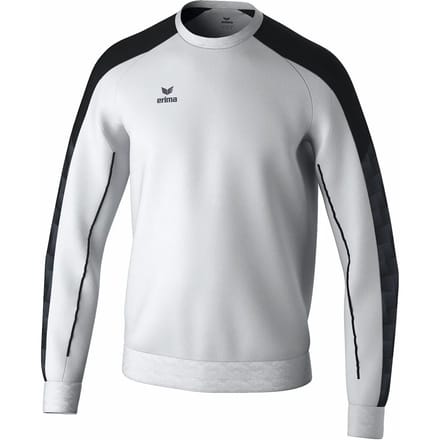 Erima Evo Star Sweatshirt Kinderen - Wit / Zwart | Maat: 152