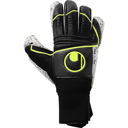 Uhlsport Supergrip+ Flex Frame Carbon Black Fluo Yellow - Keepershandschoenen - Maat 9
