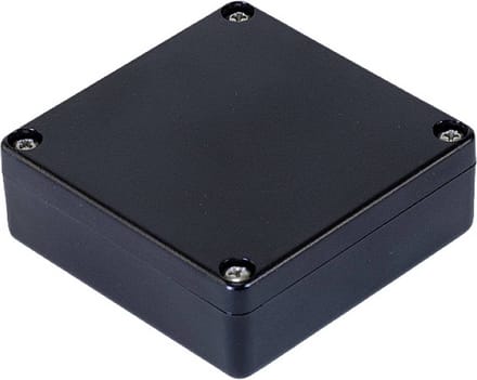 Hammond Electronics 1551WTBK Universele behuizing – 60 x 60 x 22 mm – ABS – Zwart