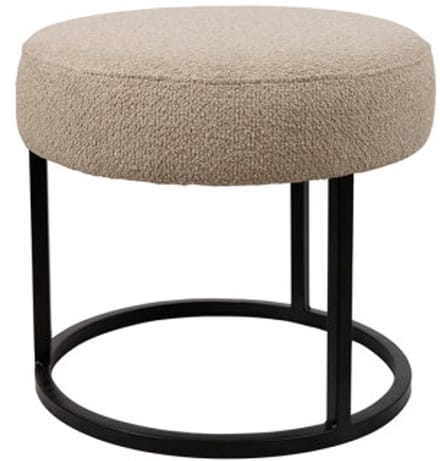 Escabel poef - Ø45 - Rhythm - Beige 05 - Unique Collection