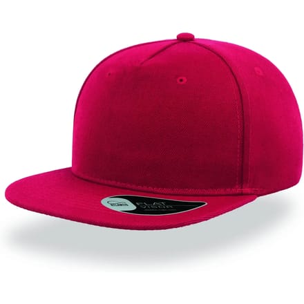 Atlantis Headwear Snap Five Cap AT401 - Red - One size