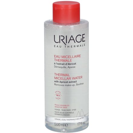 Uriage Thermal Micellar Water with Apricot Extract Sensitive Skin 500 Gezichtswater