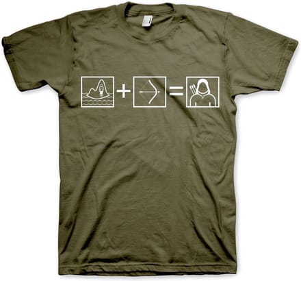 Arrow Riddle T-shirt Olive