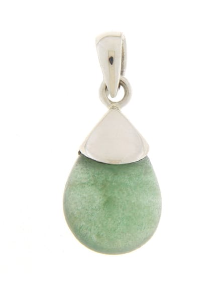 SilverGems zilveren hanger met Aventurijn edelsteen
