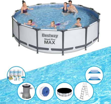 Bestway Zwembad Steel Pro MAX - Inclusief accessoires - 427x107 cm
