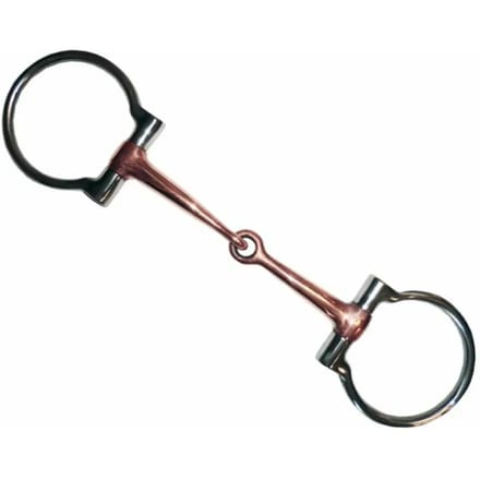 2 ring bit voor gebroken paarden, koperen vaten Natowa