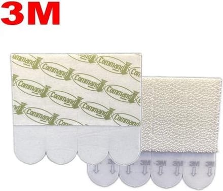 3M Command Strips x 12 - Medium - Ophangsysteem Schilderij Zonder Boren