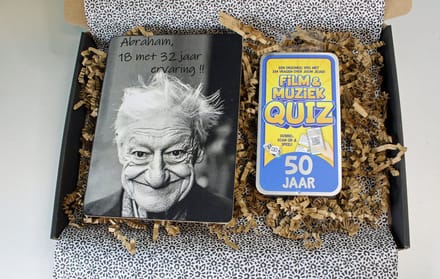 Quiz & Abraham brievenbus cadeau - cadeau 50