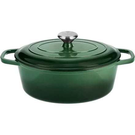 SILVERCREST Gietijzeren braadpan, Ø29 cm (groen)
