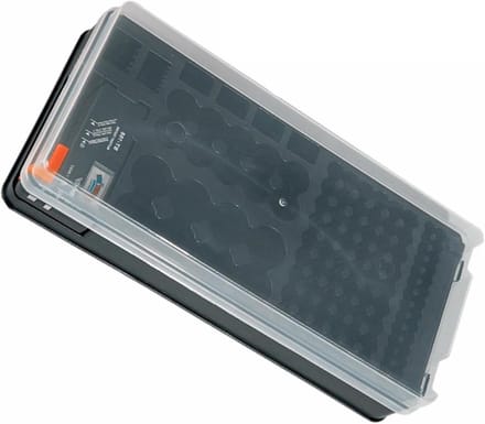 Batterij Opberger - Batterij Container - Batterijen Sorteren - Ingebouwde Tester - 116 Vakjes - Transparant