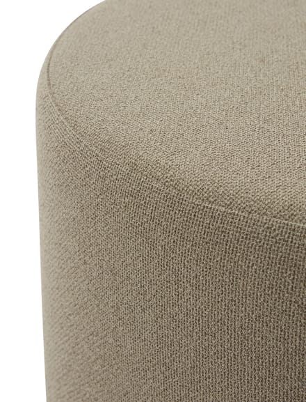 AYTM Stilla Poef - taupe Bouclé