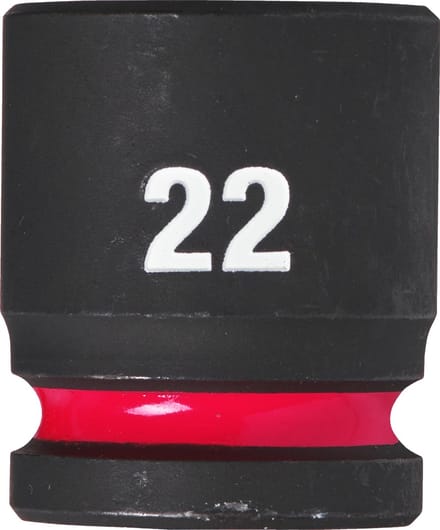 Milwaukee SHOCKWAVE Impact Duty Serie - Slagmoerdop - 22mm - Kort - 1/2" Vierkant