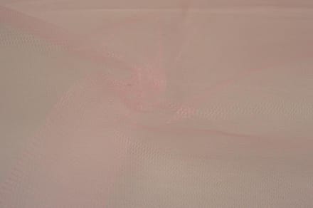 Tule stof - Baby roze - 15 meter