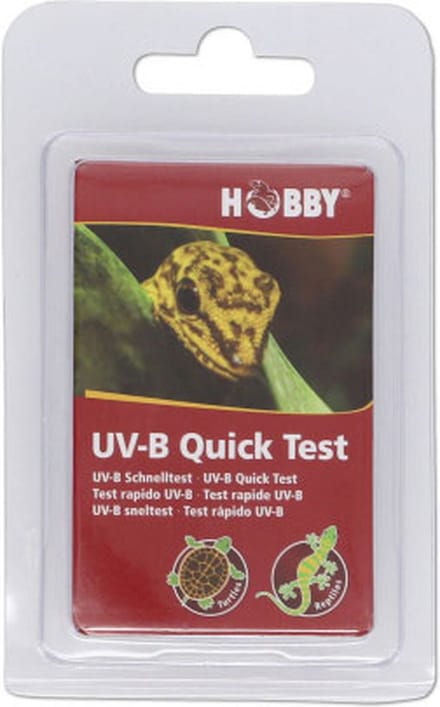 Hobby Terrarium UV-B Quick Test herbruikbare UVB testkaart (2 stuks)