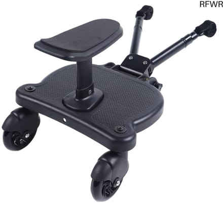 RFWR® Buggy Board voor Kinderwagen - Verstelbare Meeneem Plank tot 25 kg