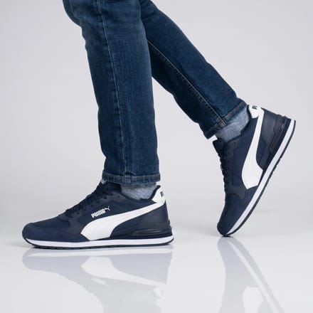 PUMA ST Runner v4 NL Unisex Sneakers - Club Navy-PUMA White