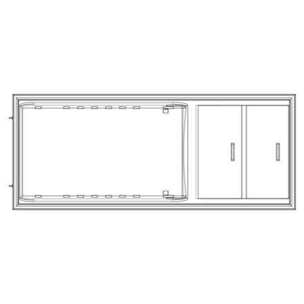 AEG Witte koelkastdeur - 538x1313.5mm 8085264011