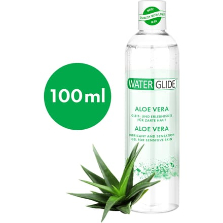 EIS massage & glijgel Waterglide, met aloë vera extracten (100ml)