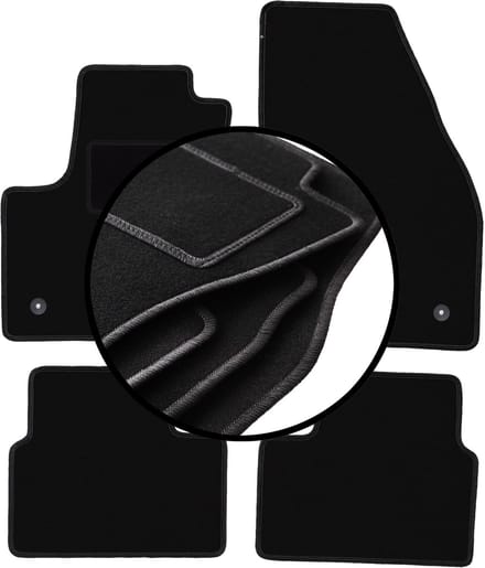 Complete set veloursmatten voor: Opel Meriva B minivan (2010-2017)