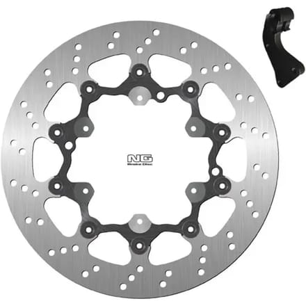 Vlotterende motorremschijfset en steuntje NG Brake Disc 1640K11