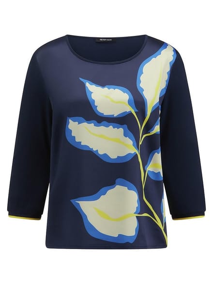 Shirt Van Peter Hahn blauw