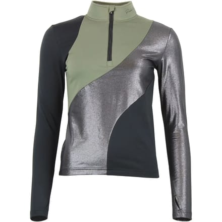 Dames met lange mouwen zip T-shirt Peak Mountain Aramis