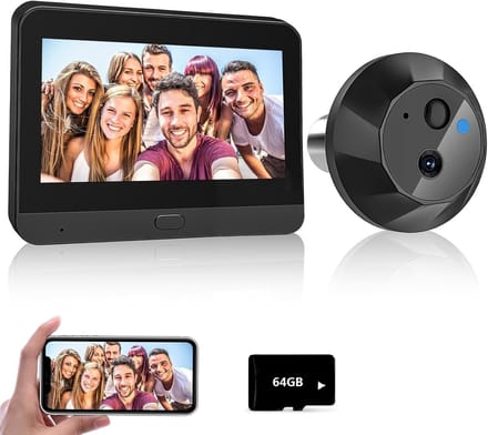Draadloze Videofoon met Wifi, 1080p Camera en 4,3 inch Binnenscherm