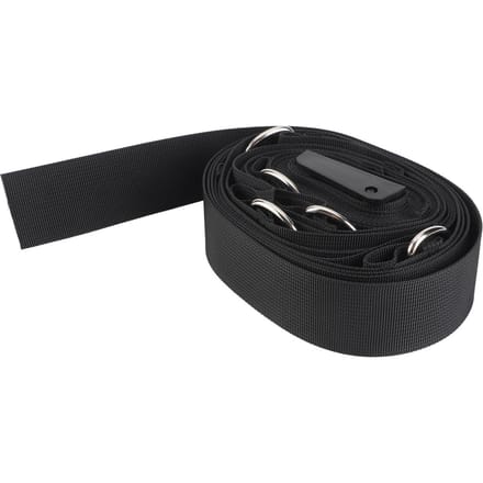 Sangle d'ancrage de porte Sans perçage Sans installation Bandes de résistance pour porte Équipement d'exercice portable Pour la maison black