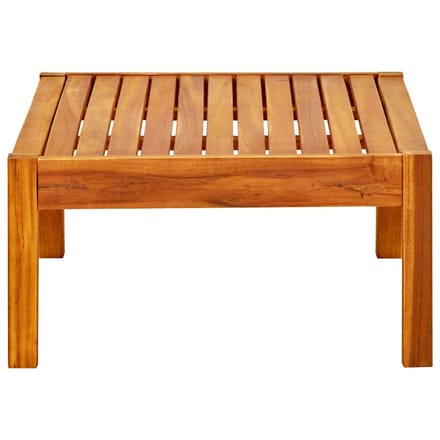 vidaXL - Tuintafel - 85x57x29 - cm - massief - acaciahout