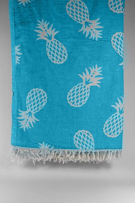 Pergamon – Turkse hamamdoek – 100x180 cm – katoen – licht & sneldrogend – blauw