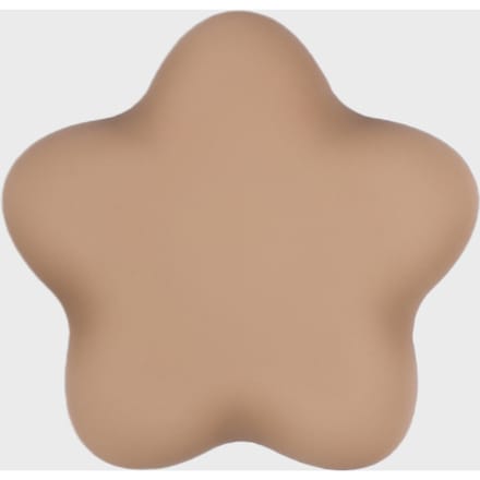 Beige Star Silicone Sticker