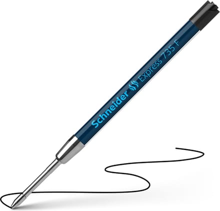 Schneider balpenvulling - Express 735 - penpunt F - zwart - S-7351