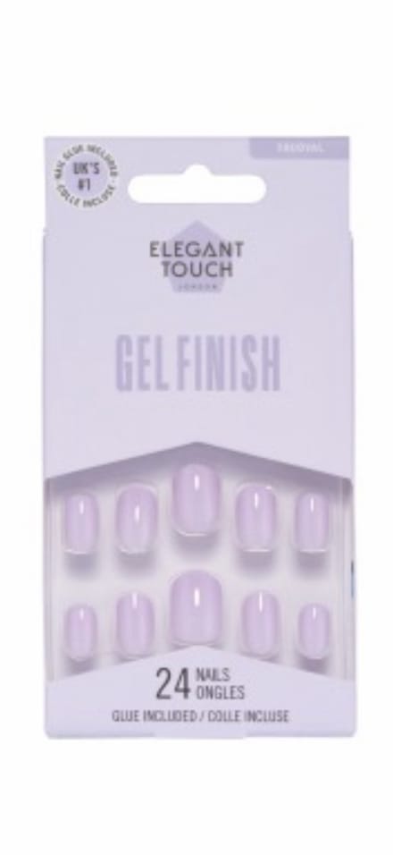 Elgant Touch London Lavender Love Nails 24 stuks + Lijm LiLac
