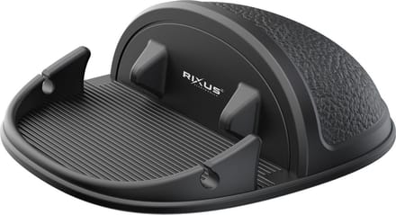 Rixus - Siliconen Telefoonhouder - Zwart