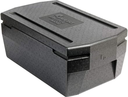 Deluxe Koelbox - transportbox warmhoudbox isolatiebox - EPP zwart - 37 liter