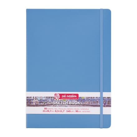 Schetsboek talens art creation 210x300mm blauw | 5 stuks