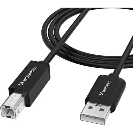Wozinsky WKDDY3S USB-B - USB-A 480Mb/s Cable 2m - Black