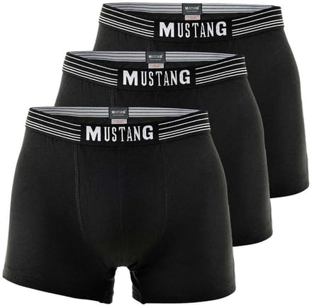 Mustang Boxershorts Retroshorts True Denim 3er Pack Set van 3