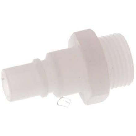 PVDF DN 7.2 Koppeling Insteeknippel G 3/8 inch Buitendraad