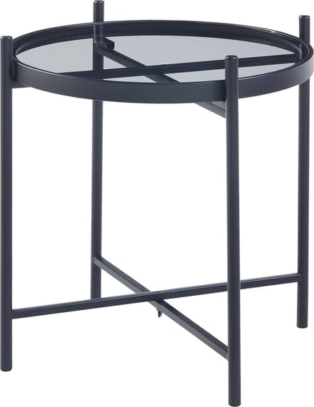 Bijzettafel Lier rond 41,5xØ46 cm zwart