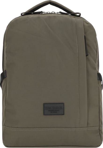 TOM TAILOR Laptop rugzak Rugzak met laptopvak Boston Backpack Khaki Kaki