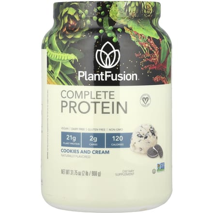 PlantFusion, Protéine Complète, Cookies & Crème, 2 lb (900g)