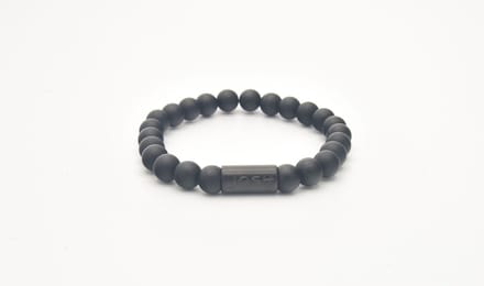 Josh-9313-Armband-Mat zwart-Heren