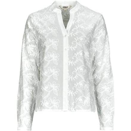 Blouse Only ONLCARMEN FR L/S 3D EMB SHIRT