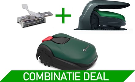 Robomow RK2000 - Robotmaaier - 2000 m² 45% Helling Combo deal (RK2000 + RK Robohome + messenset) - Randmaaifunctie - grasmaaier
