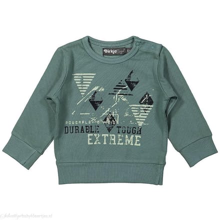 Trui Powerplay Division faded green dirkje -  Maat  110