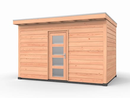 Douglas overkapping, 400 x 250, met schuur, Westwood Comfort Plus
