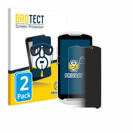 BROTECT - privacy screenprotector voor Zebra TC57ax - Folie Beschermfolie Blauwlichtfilter 2 Stuks